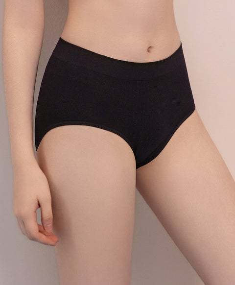 Elegant Seamless Mid Waist Midi Panties