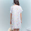 Joyful Moment Microfiber Short Sleeves Sleep Dress