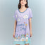 Happy Day Microfiber Short Sleeves Sleep Dress