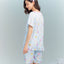 Joyful Moment Short Sleeves Microfiber Top & Bottom Sleep Set