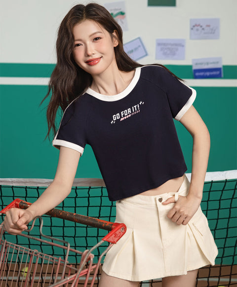 Go For It! Raglan Baby Tee