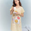 May Life Smile More Microfiber Short Sleeves Sleep Dress