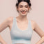Stripe Seamless Wireless Pull Over Vest