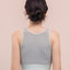 Stripe Seamless Wireless Pull Over Vest