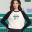 Go For It! Raglan Long Sleeves Baby Tee