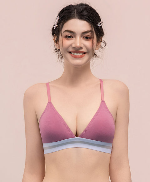 Freedom Fit Triangle Wireless Bralette with Back Hooks