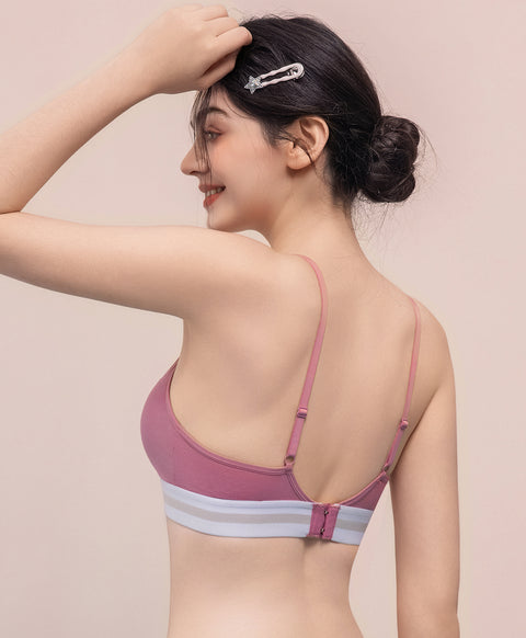 Freedom Fit Triangle Wireless Bralette with Back Hooks
