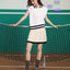 Go For It! Pleated Knitted Skirt