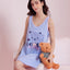 Hello Goody Buddy Sleeveless Polyester Cotton Sleep Dress