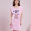 Hello Good Buddy 2012 Short Sleeves Polyester Cotton Sleep Dress