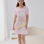 Bear Swinging Under the Cloud and Stars Microfiber Sleep Dress