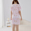 Bear Swinging Under the Cloud and Stars Microfiber Sleep Dress