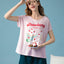 Strawberry Party Short Sleeves Top & Shorts Sleep Set