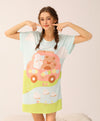 Rabbit and Bear On The Road Sleep Dress