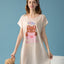 Love Yourself Short Sleeves Sleep Dress