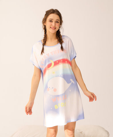 Everything Whale Be Ok Sleep Dress