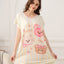 Cozy Animal Party Time Microfiber Short Sleeves Sleep Dress