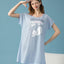 Best Friends Snooze Club Short Sleeves Sleep Dress