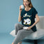 Egg-citing Short Sleeves Top & Long Pants Sleep Set