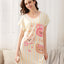 Cozy Animal Party Time Microfiber Short Sleeves Sleep Dress