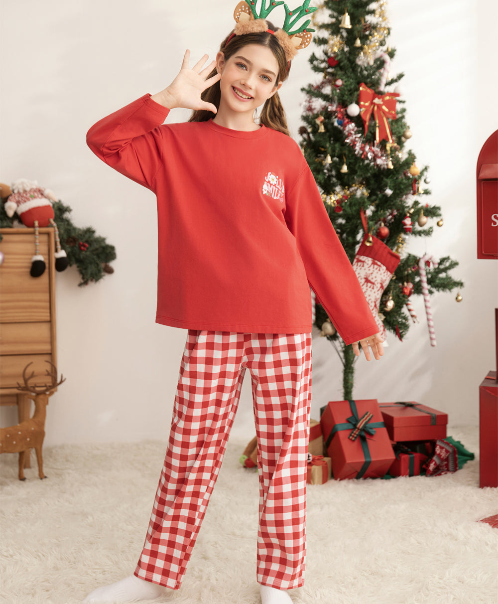 Junior Jolly Smiley Long Sleeves Top & Pants Set