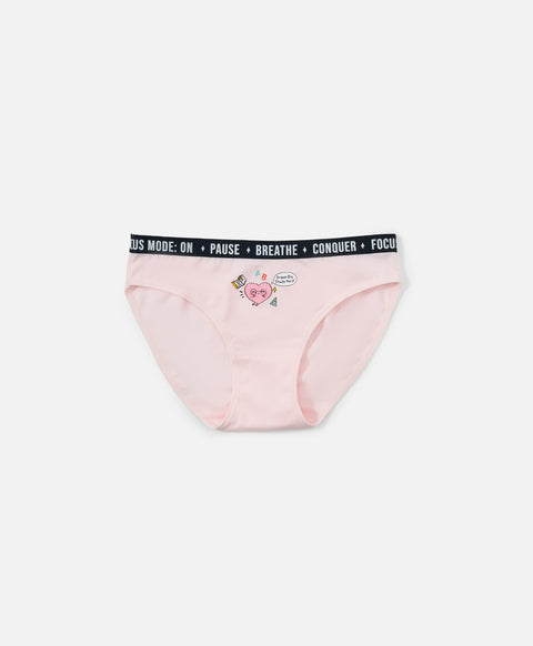 The Study Club Yuki & Hattie Low waist Mini 5pcs-pack Cotton Spandex Graphic Panties Wonder Box