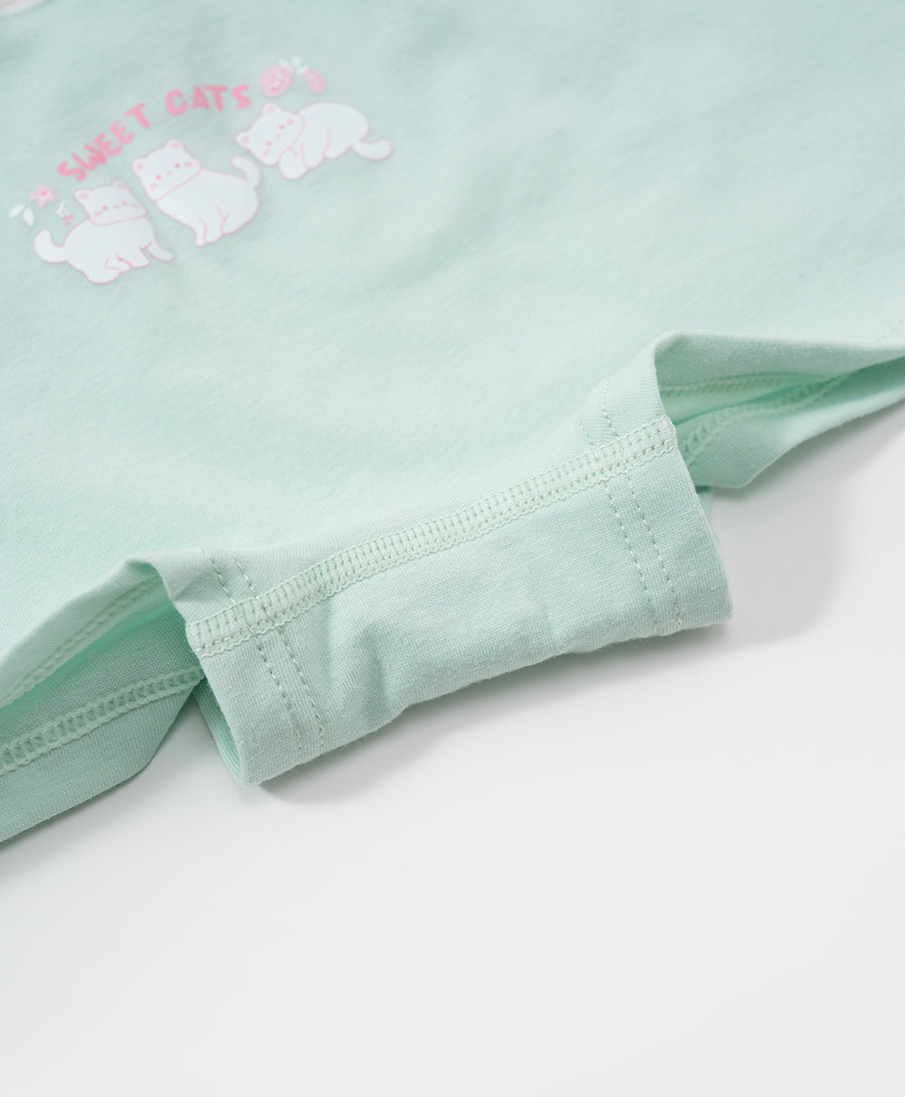 Junior Sweet Cat Cotton Low Waist Boxshorts Panties
