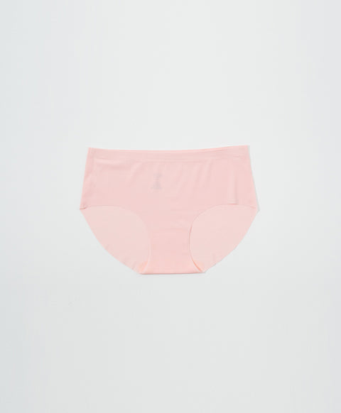 Simple Laminated Low Waist Hipster Panties