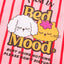 BedMood Cremo & Mello I'm in Bed Mood Polyester PJ Short Sleeves Top & Shorts Set - Pink