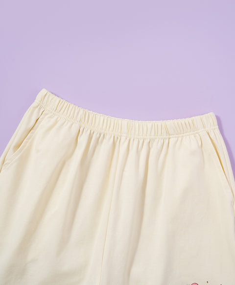 Junior Delulu Power Hearts Short Sleeves Top & Shorts Set