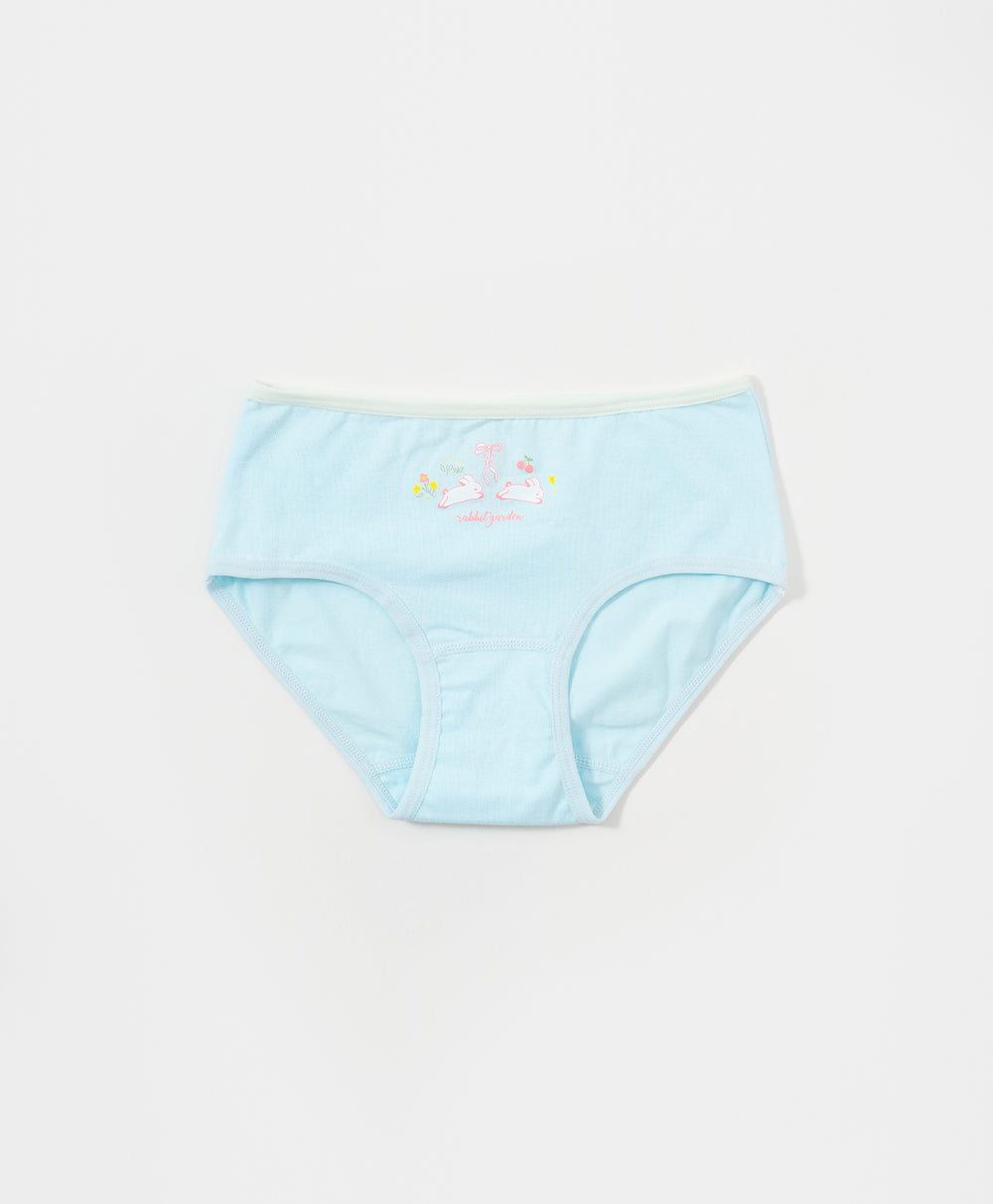 Junior Rabbit Garden Cotton Low Waist Mini Panties