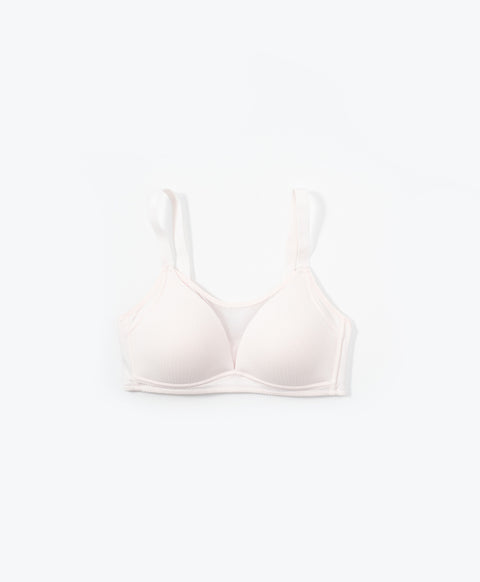 Bare Light Plus Size Wireless Lightly Lined 3/4 Cup Full Coverage Push-Up-Lifting Bra