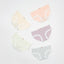 Delicate Bow Low Waist Hipster Ribbed Cotton Panties