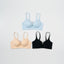 Laminated Clean Cut 3/4 Cup Wireless Demi Bra