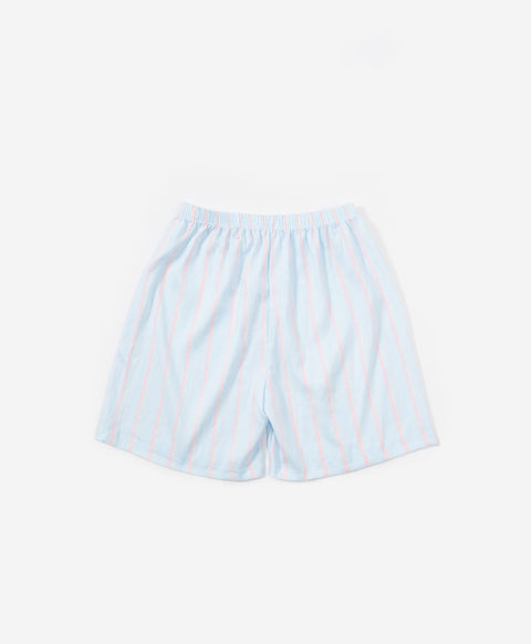 BedMood Mello Nothing Scheduled. Don't Ask. Polyester PJ Short Sleeves Top & Shorts Set - Blue