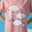 Smiles Happy Cute Short Sleeves Sleep Dress