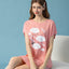 Smiles Happy Cute Short Sleeves Sleep Dress
