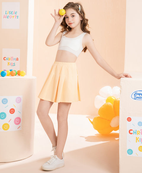 Junior Chroma Kids Pleated Skort