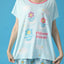 Flower Power Microfiber Top & Bottom Sleep Set