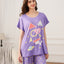 Rocket Adventure Short Sleeves Microfiber Top & Bottom Sleep Set