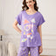 Rocket Adventure Short Sleeves Microfiber Top & Bottom Sleep Set