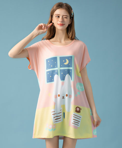 Little Bunny Focusing Microfiber Sleep Dress