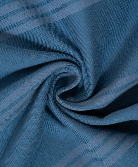 Cookies d'amore Satin Short Sleeve Top & Short PJ Set-Dark Blue