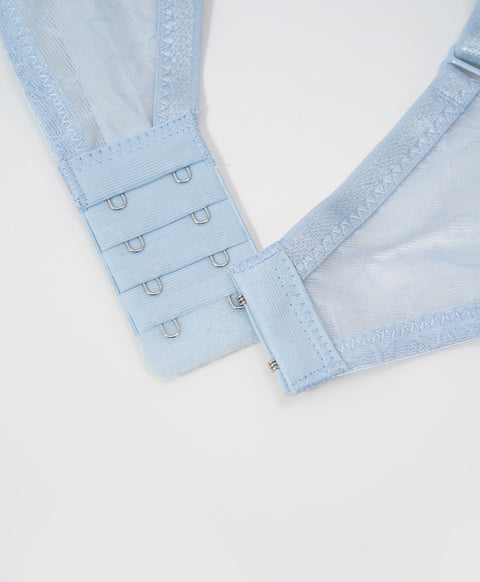 Sheer Elegance Wireless Lightly-lined 3/4 Cup Demi Bra