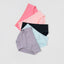 Candy Hearts 5pcs Mid Waist Midi Pack Panties