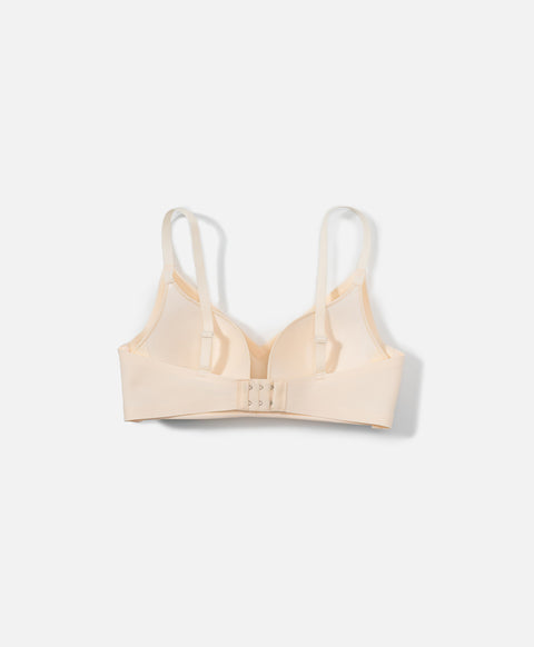 Bare Essentials Wireless V-Neck 3/4 Cup Demi Bra