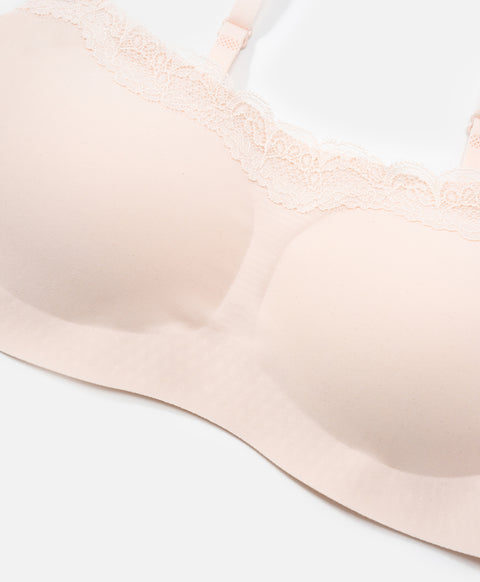 Crème de Lacelisse Wireless Lace-Trimmed Bralette