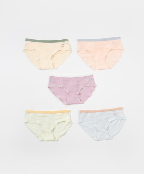 Your Mood, My Day Low Waist Hipster Ribbed Cotton Panties