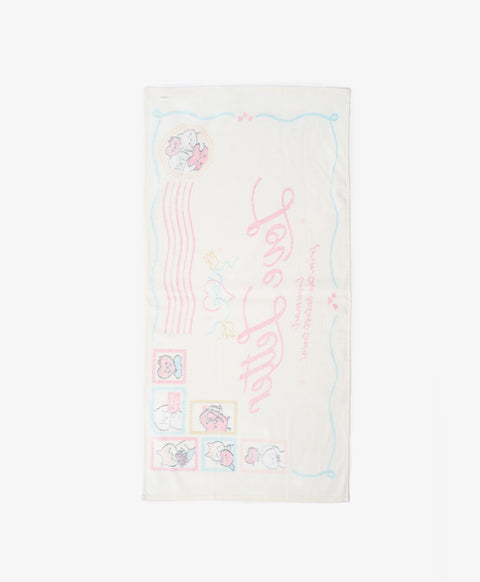 Love Letter From The Cutest Town Cotton Muslin Bath Towel
