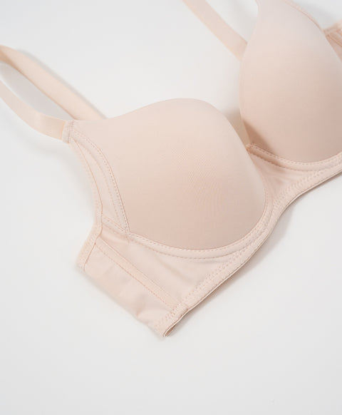 Natural 3/4 Cup Full Coverage Underwired Bra